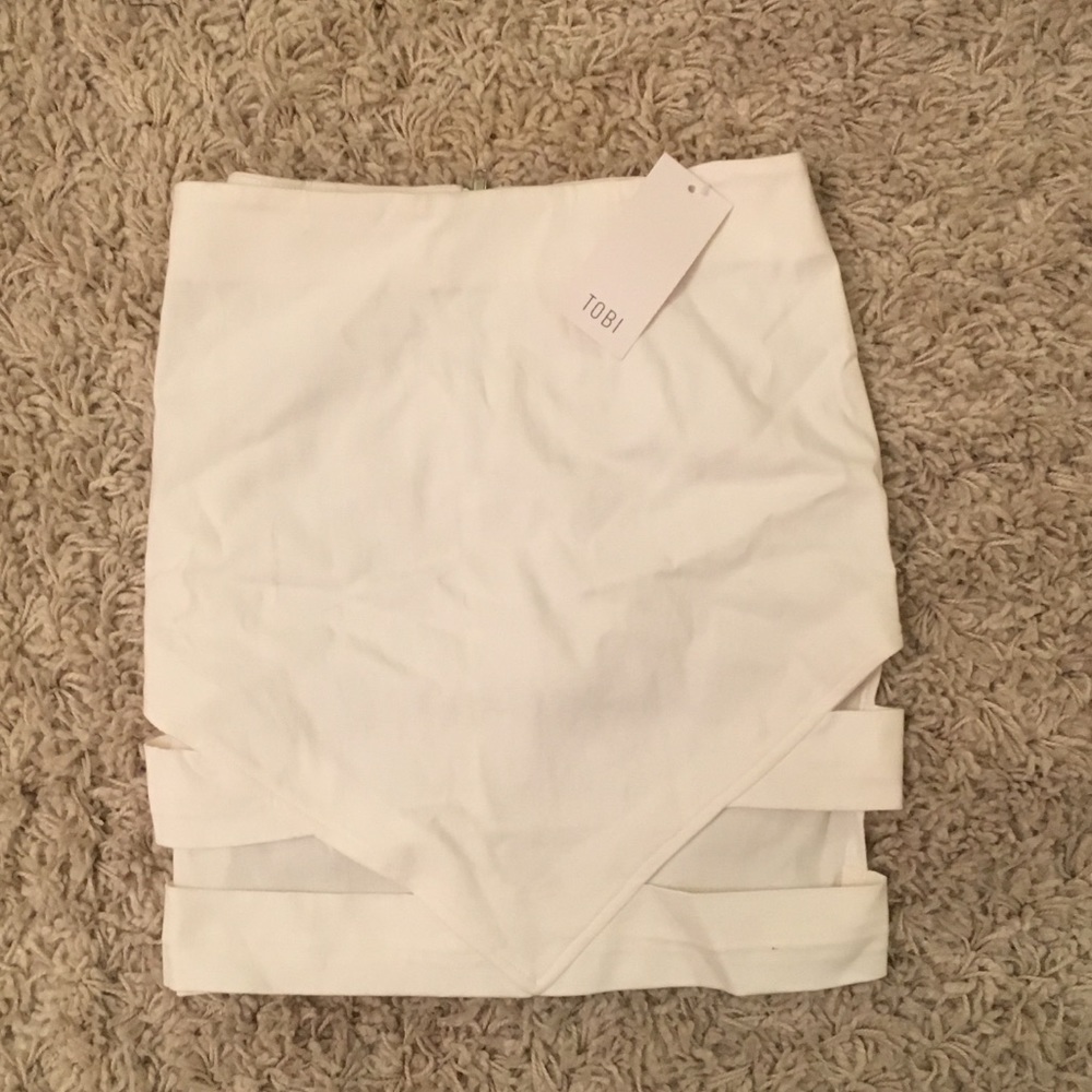 White skirt